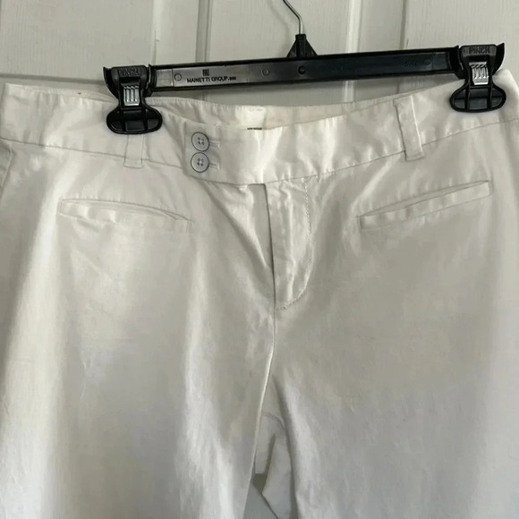 Loft White Capri Size 8P - Picture 3 of 5